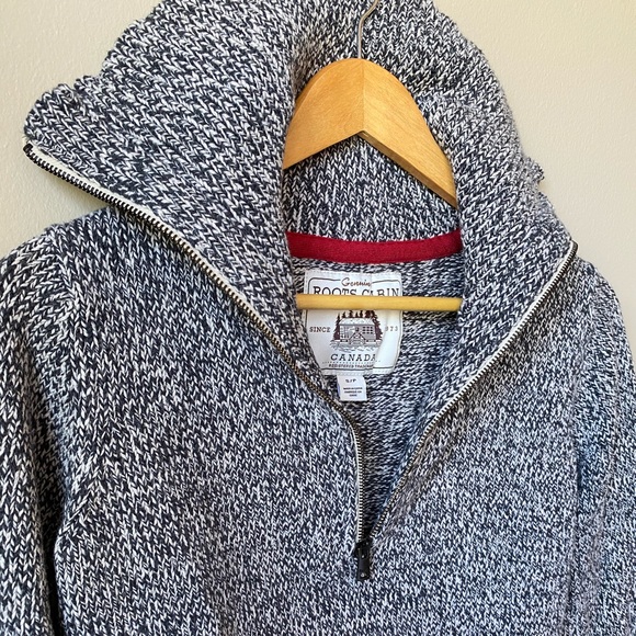 Roots Cabin Quarter Zip Tunic Sweater - Picture 6 of 7